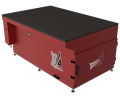 XA46M, Micro Air 4' x 6' downdraft table can be configured with or without the back and side shields and feature a wide range of operation specific options including built-in 